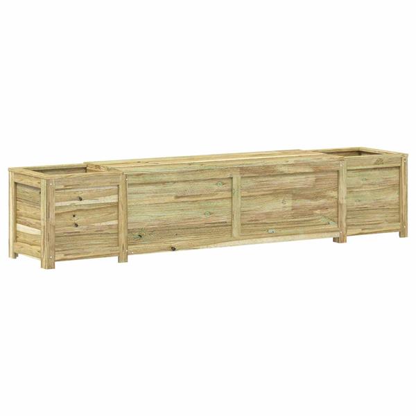 Grote foto vidaxl tuinbank met opbergruimte en plantenbak 193 5 x 40 x 41 cm tuin en terras overige tuin en terras