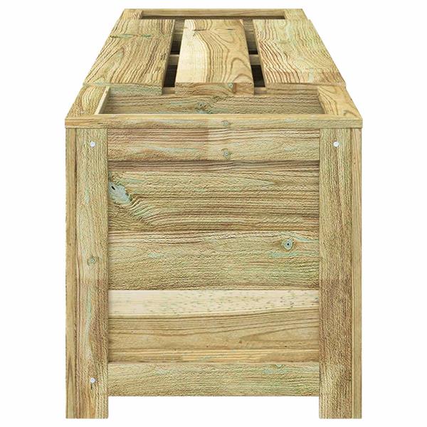 Grote foto vidaxl tuinbank met opbergruimte en plantenbak 193 5 x 40 x 41 cm tuin en terras overige tuin en terras