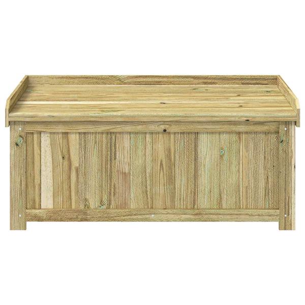 Grote foto vidaxl buiten kussenbox ge mpregneerd grenenhout 104 x 60 x 47 cm tuin en terras overige tuin en terras