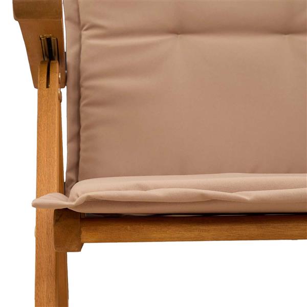 Grote foto vidaxl recliner tuinstoelen 3 st naturel massief acaciahout tuin en terras tuinmeubelen