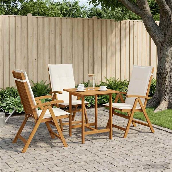 Grote foto vidaxl recliner tuinstoelen 3 st naturel massief acaciahout tuin en terras tuinmeubelen