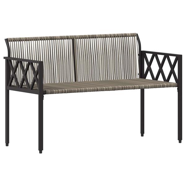 Grote foto vidaxl tuinmeubelset 4 st grijs en donkergrijs poly rattan tuin en terras tuinmeubelen