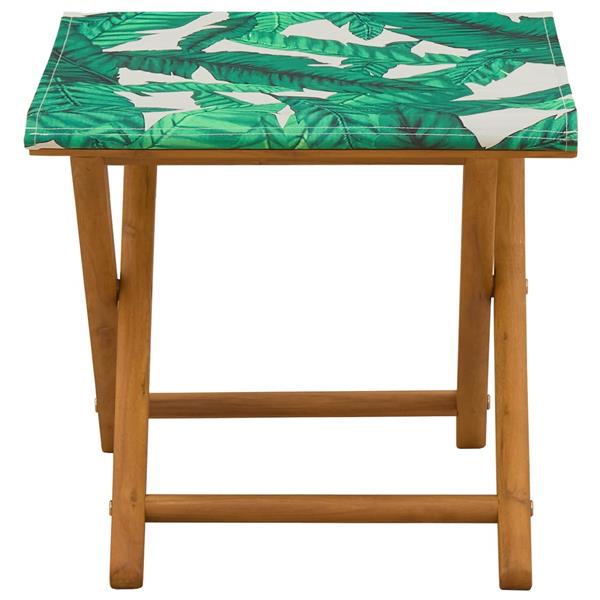 Grote foto vidaxl ligstoel 2 pcs massief eucalyptushout bladpatroon tuin en terras tuinmeubelen