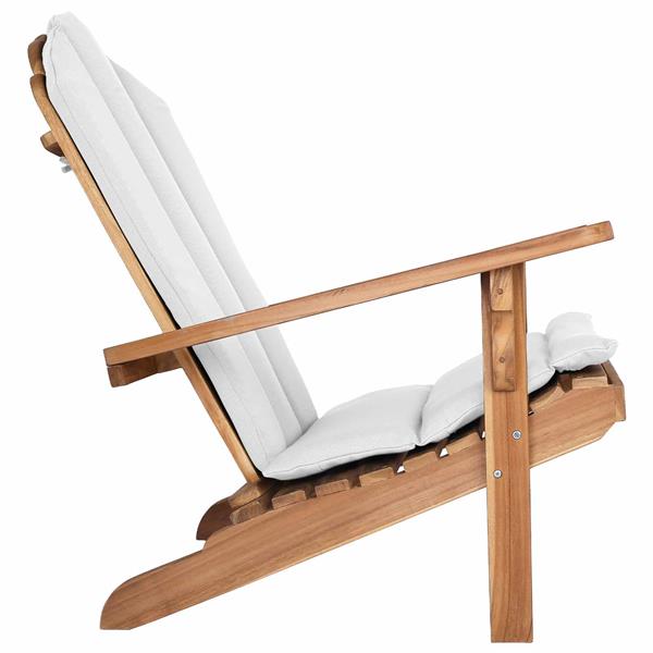 Grote foto vidaxl tuinstoel adirondack naturel massief teakhout tuin en terras tuinmeubelen