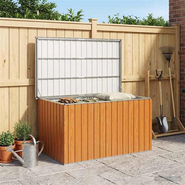Grote foto vidaxl buitenopslagdoos gegalvaniseerd staal 171 x 99 x 93 cm tuin en terras overige tuin en terras