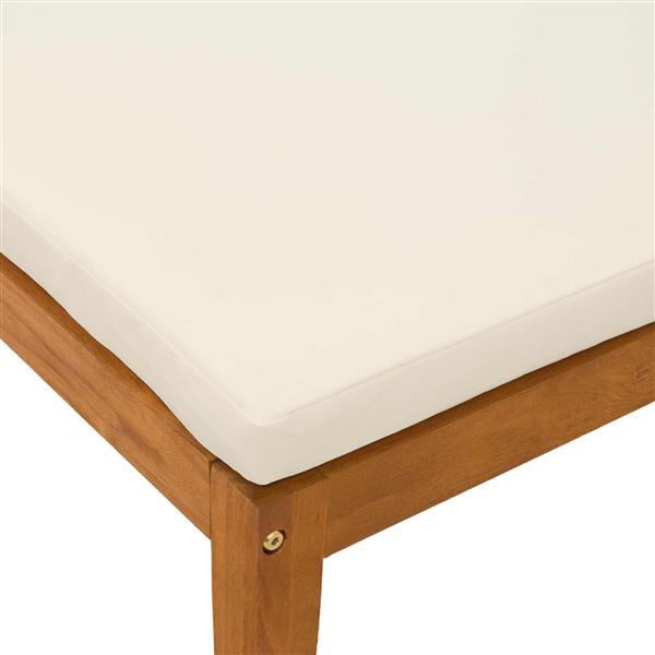 Grote foto vidaxl tuin midden sofa met kussens massief acaciahout touw naturel tuin en terras tuinmeubelen