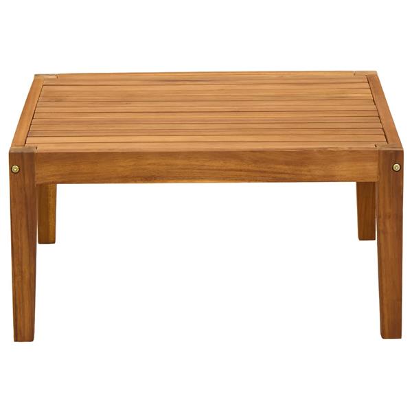 Grote foto vidaxl tuinstafel massief acaciahout naturel 60 x 60 x 30 cm tuin en terras tuinmeubelen