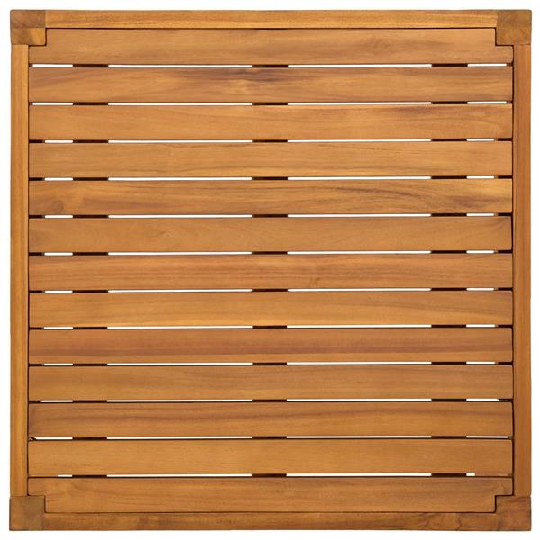Grote foto vidaxl tuinstafel massief acaciahout naturel 60 x 60 x 30 cm tuin en terras tuinmeubelen