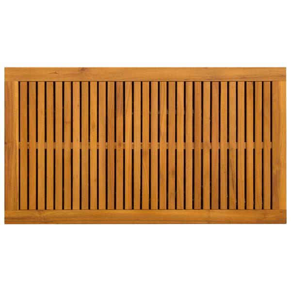 Grote foto vidaxl tuinopslagdoos 185 l massief acaciahout 90 x 50 x 56 cm beige tuin en terras overige tuin en terras