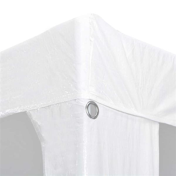 Grote foto vidaxl partytent 3x6 m pe wit tuin en terras overige tuin en terras