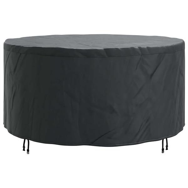 Grote foto vidaxl meubelhoes 182 x 182 x 85 cm 210d oxford stof rond waterdicht tuin en terras tuinmeubelen