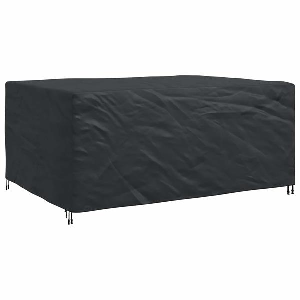 Grote foto vidaxl meubelhoes effen zwart 240 x 160 x 100 cm 420d tuin en terras tuinmeubelen