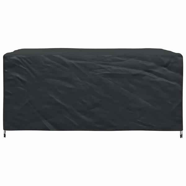 Grote foto vidaxl meubelhoes effen zwart 240 x 160 x 100 cm 420d tuin en terras tuinmeubelen