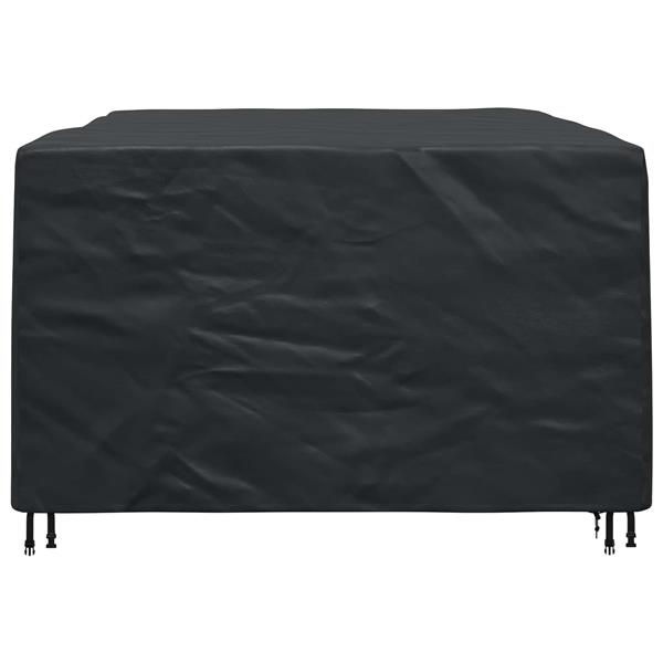 Grote foto vidaxl meubelhoes effen zwart 240 x 160 x 100 cm 420d tuin en terras tuinmeubelen
