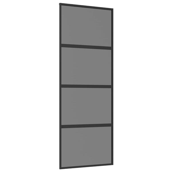 Grote foto vidaxl schuifdeur 76 x 205 cm gelaagd glas en aluminium doe het zelf en verbouw deuren en horren
