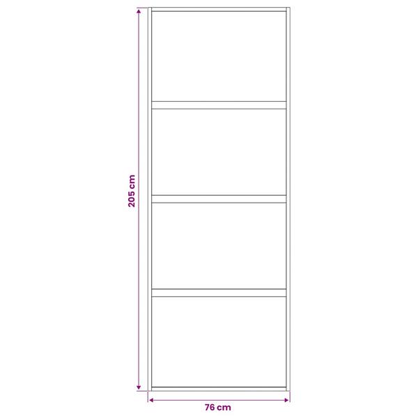 Grote foto vidaxl schuifdeur 76 x 205 cm gelaagd glas en aluminium doe het zelf en verbouw deuren en horren