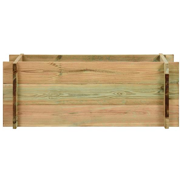 Grote foto vidaxl tuin verhoogd groentenbed groen 120 x 80 x 32 cm tuin en terras overige tuin en terras