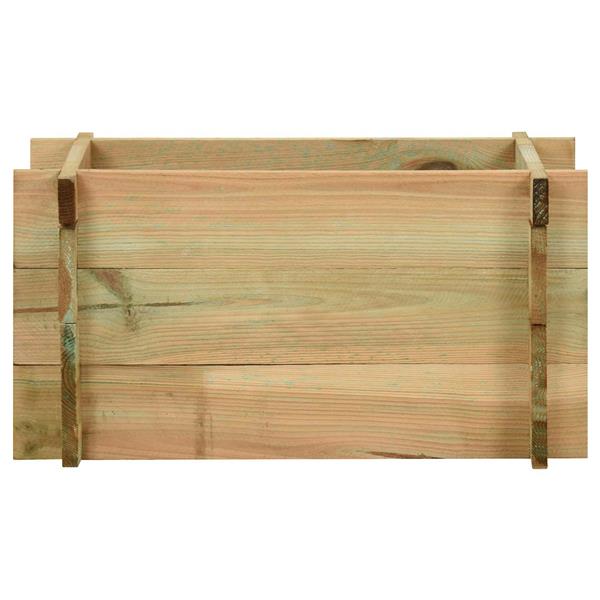 Grote foto vidaxl tuin verhoogd groentenbed groen 80 x 80 x 32 cm tuin en terras overige tuin en terras