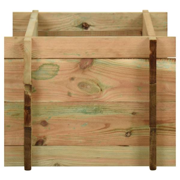 Grote foto vidaxl tuin verhoogd groentenbed groen 80 x 80 x 32 cm tuin en terras overige tuin en terras