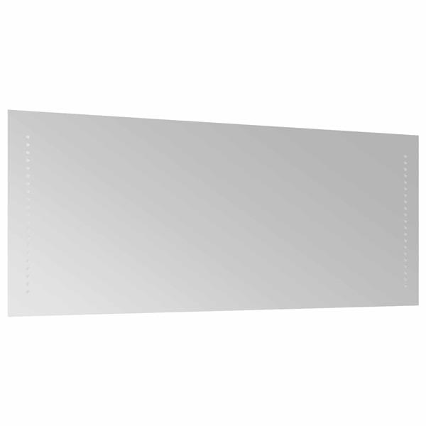 Grote foto vidaxl led badkamer spiegel doorzichtig 100 x 40 cm gehard glas antiek en kunst spiegels