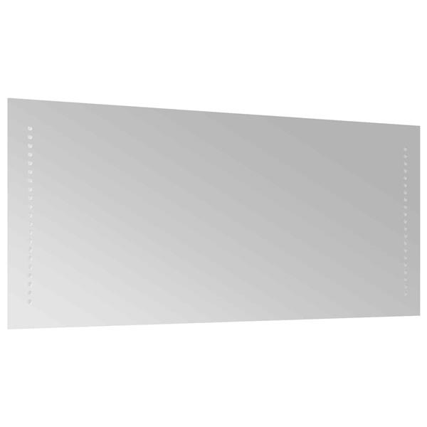 Grote foto vidaxl led badkamer spiegel doorzichtig 90 x 40 cm gehard glas antiek en kunst spiegels