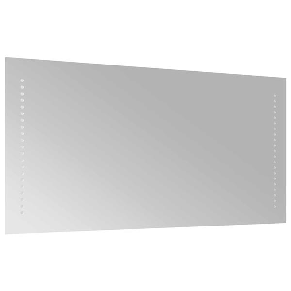 Grote foto vidaxl led badkamer spiegel doorzichtig 80 x 40 cm gehard glas antiek en kunst spiegels