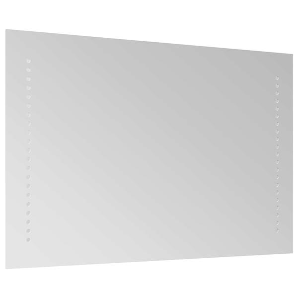 Grote foto vidaxl led badkamer spiegel doorzichtig 70 x 40 cm gehard glas antiek en kunst spiegels