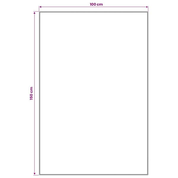 Grote foto vidaxl vloerkleedloper oriz 1150 gsm blauw 100 polyestervilt huis en inrichting vloerbedekking en kleden