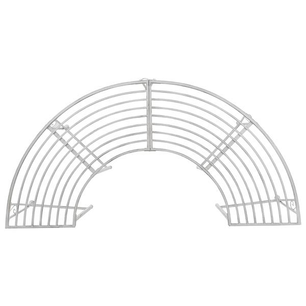 Grote foto vidaxl boom bank 4 aantal zitplaatsen 160 x 80 x 44 cm staal tuin en terras tuinmeubelen