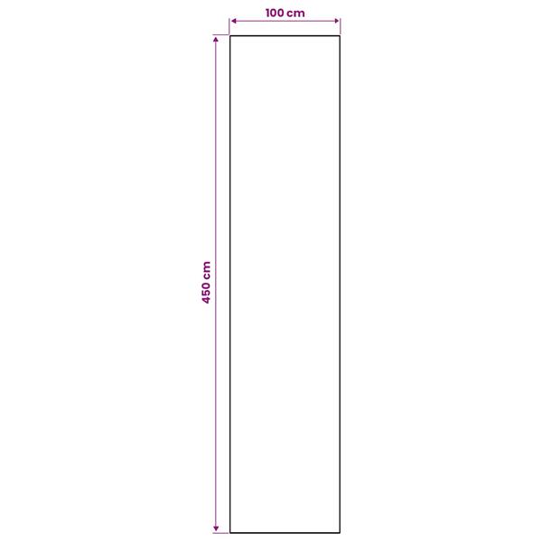 Grote foto vidaxl vloerkleedloper oriz 1150 gsm grijs en wit 100 polyestervilt huis en inrichting vloerbedekking en kleden