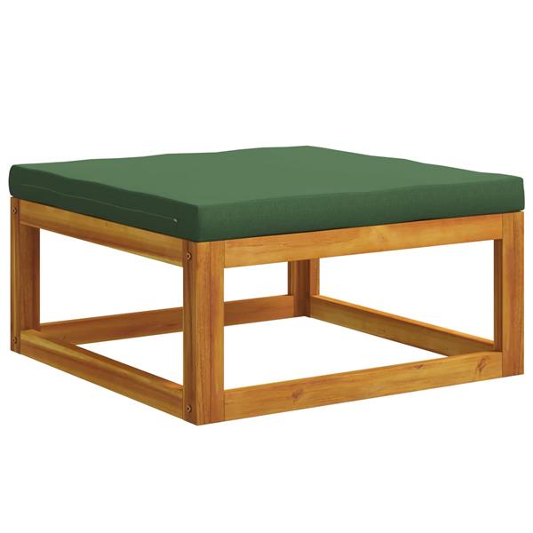 Grote foto vidaxl modulaire voetensteun met kussens tuin en terras tuinmeubelen