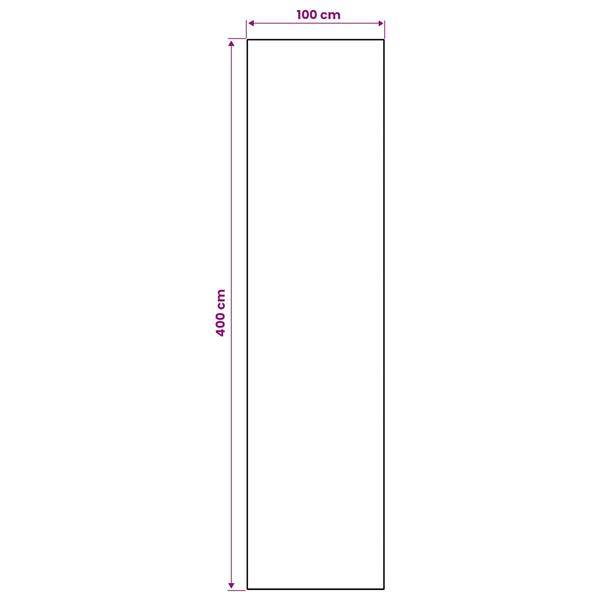 Grote foto vidaxl vloerkleedloper lesaka bruin 100 x 400 cm diamantvelours huis en inrichting vloerbedekking en kleden