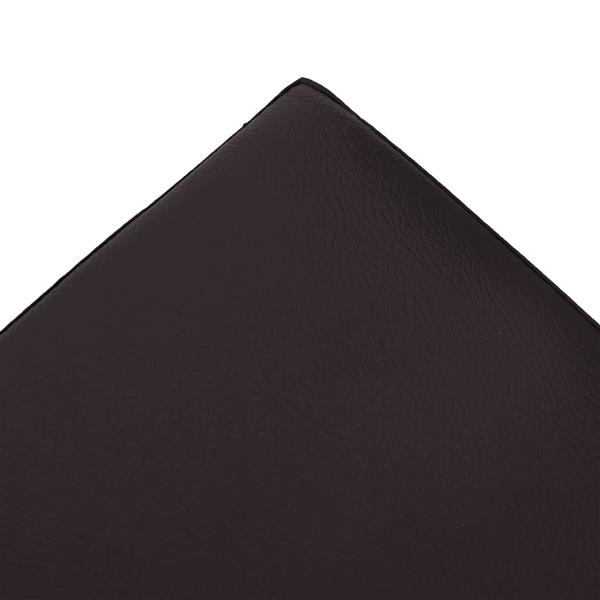 Grote foto vidaxl vouwbare opbergbank bruin 180 kg 80 l 77 x 38 x 38 cm pvc huis en inrichting overige huis en inrichting