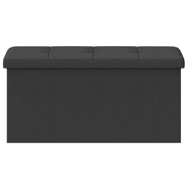Grote foto vidaxl vouwbare opbergbank donkergrijs 180 kg 80 l 77 x 38 x 38 cm huis en inrichting overige huis en inrichting
