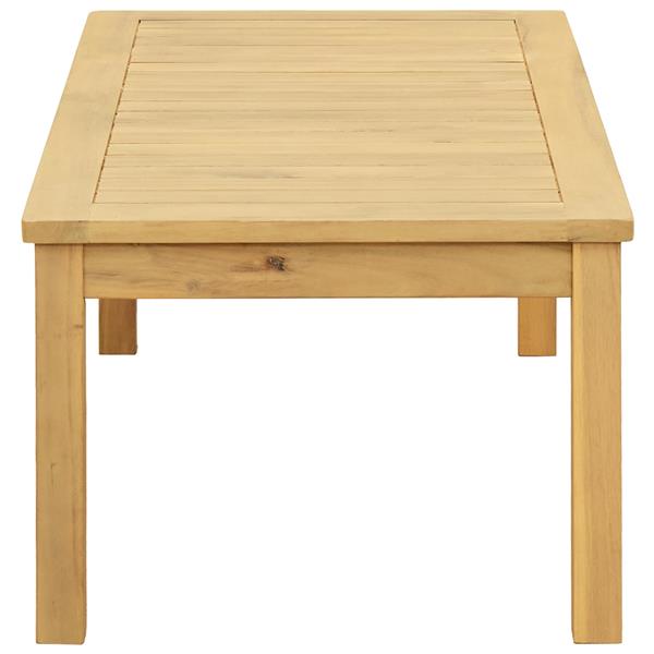 Grote foto vidaxl salontafel licht acacia 90 x 50 x 36 cm massief acaciahout tuin en terras tuinmeubelen