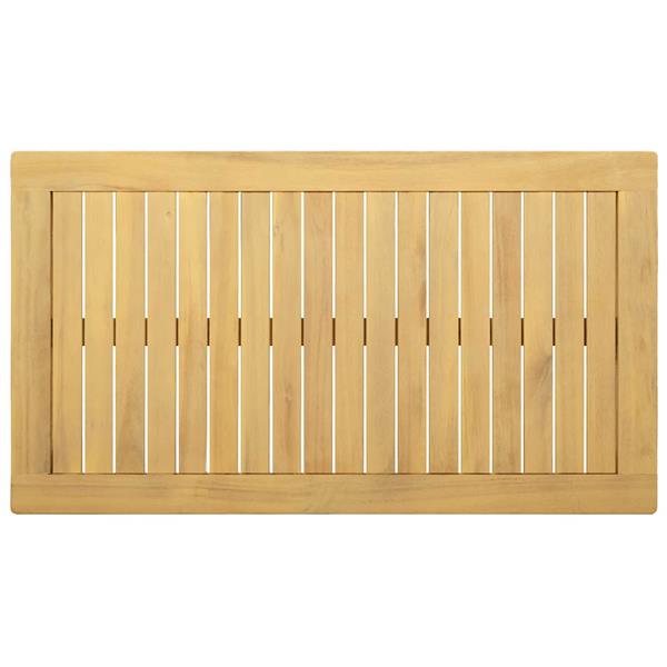 Grote foto vidaxl salontafel licht acacia 90 x 50 x 36 cm massief acaciahout tuin en terras tuinmeubelen