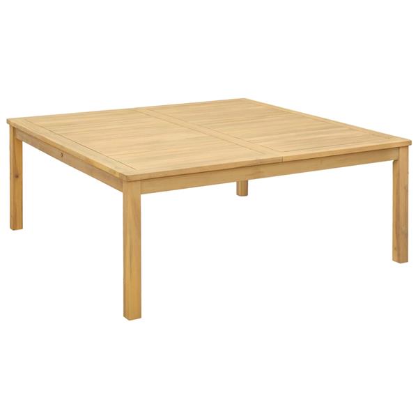 Grote foto vidaxl salontafel licht acacia 110 x 110 x 45 cm massief acaciahout tuin en terras tuinmeubelen
