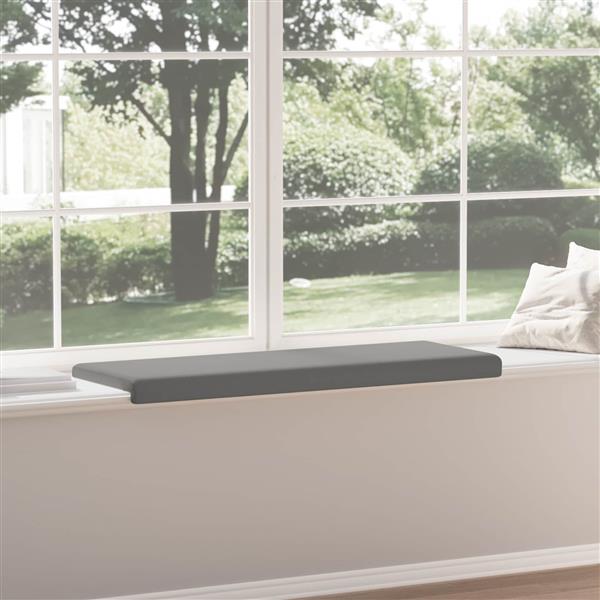 Grote foto vidaxl bankkussen textured velvet donkergrijs diepte 35 cm huis en inrichting woningdecoratie