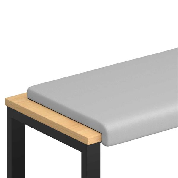 Grote foto vidaxl bankkussen textured velvet lichtgrijs diepte 35 cm huis en inrichting woningdecoratie