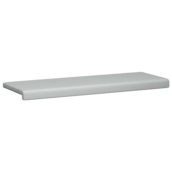 Grote foto vidaxl bankkussen textured velvet lichtgrijs diepte 35 cm huis en inrichting woningdecoratie