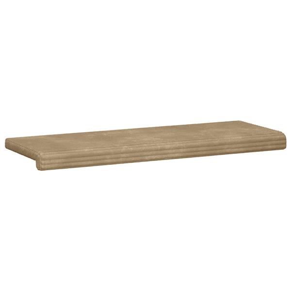 Grote foto vidaxl bankkussen pluche corduroy taupe diepte 35 cm huis en inrichting woningdecoratie