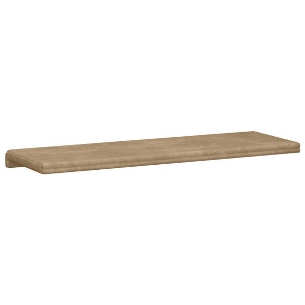 Grote foto vidaxl bankkussen pluche corduroy taupe diepte 35 cm huis en inrichting woningdecoratie
