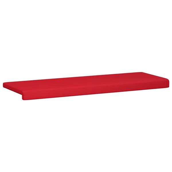 Grote foto vidaxl bankkussen kunstleer rood diepte 35 cm huis en inrichting woningdecoratie