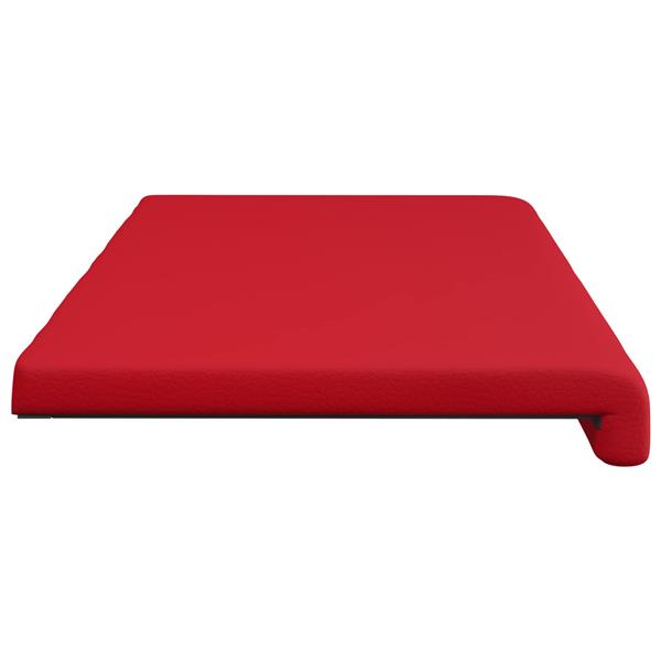 Grote foto vidaxl bankkussen kunstleer rood diepte 35 cm huis en inrichting woningdecoratie