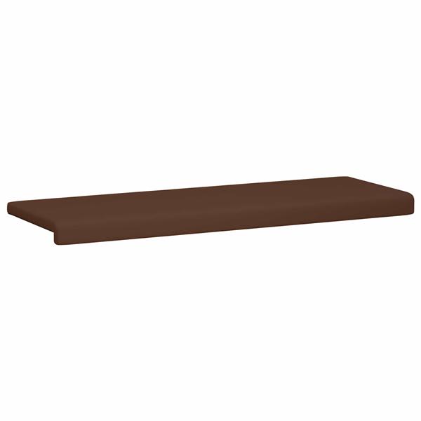 Grote foto vidaxl bankkussen kunstleer bruin diepte 35 cm huis en inrichting woningdecoratie