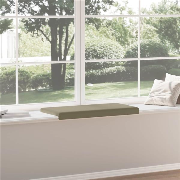 Grote foto vidaxl bankkussen textured velvet kaki diepte 35 cm huis en inrichting woningdecoratie