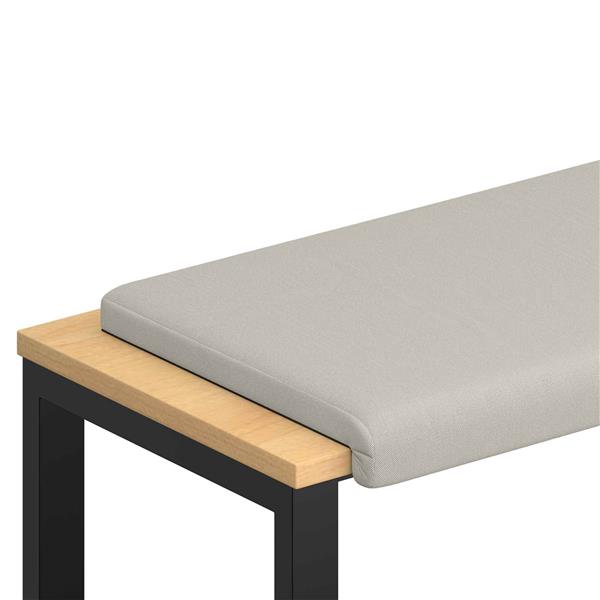 Grote foto vidaxl bankkussen textured velvet havermout diepte 35 cm huis en inrichting woningdecoratie