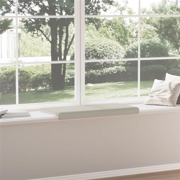 Grote foto vidaxl bankkussen textured velvet havermout diepte 35 cm huis en inrichting woningdecoratie