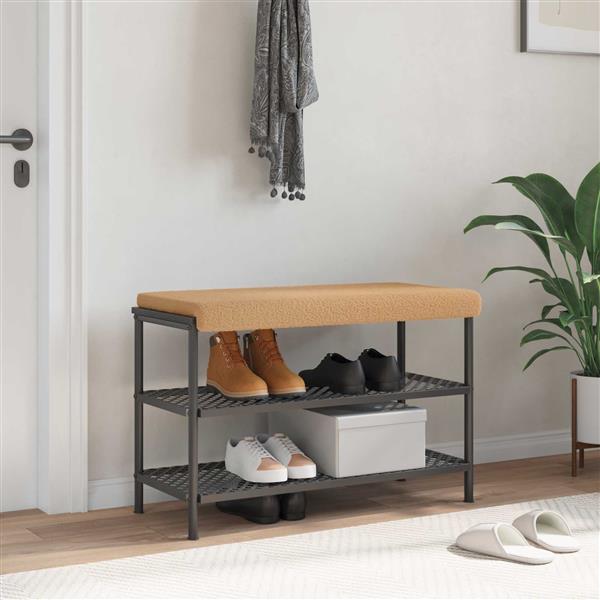 Grote foto vidaxl bankkussen sherpa stof beige diepte 35 cm huis en inrichting woningdecoratie