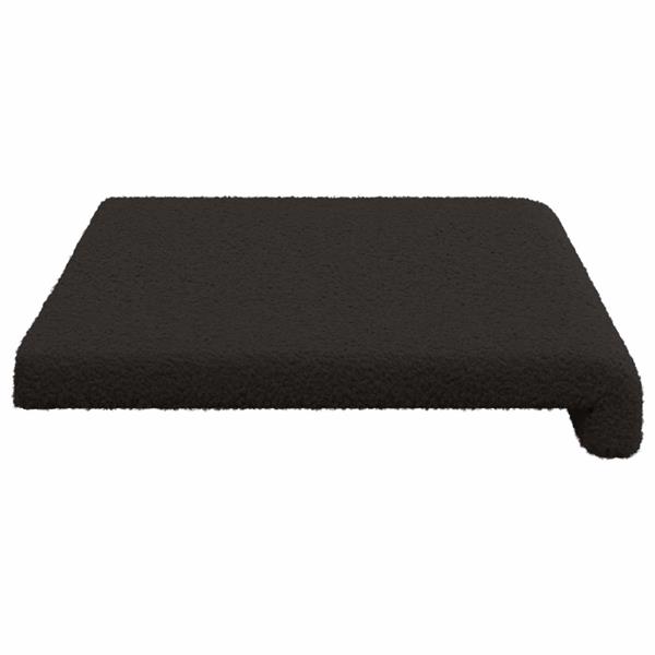 Grote foto vidaxl bankkussen sherpa stof zwart diepte 35 cm huis en inrichting woningdecoratie